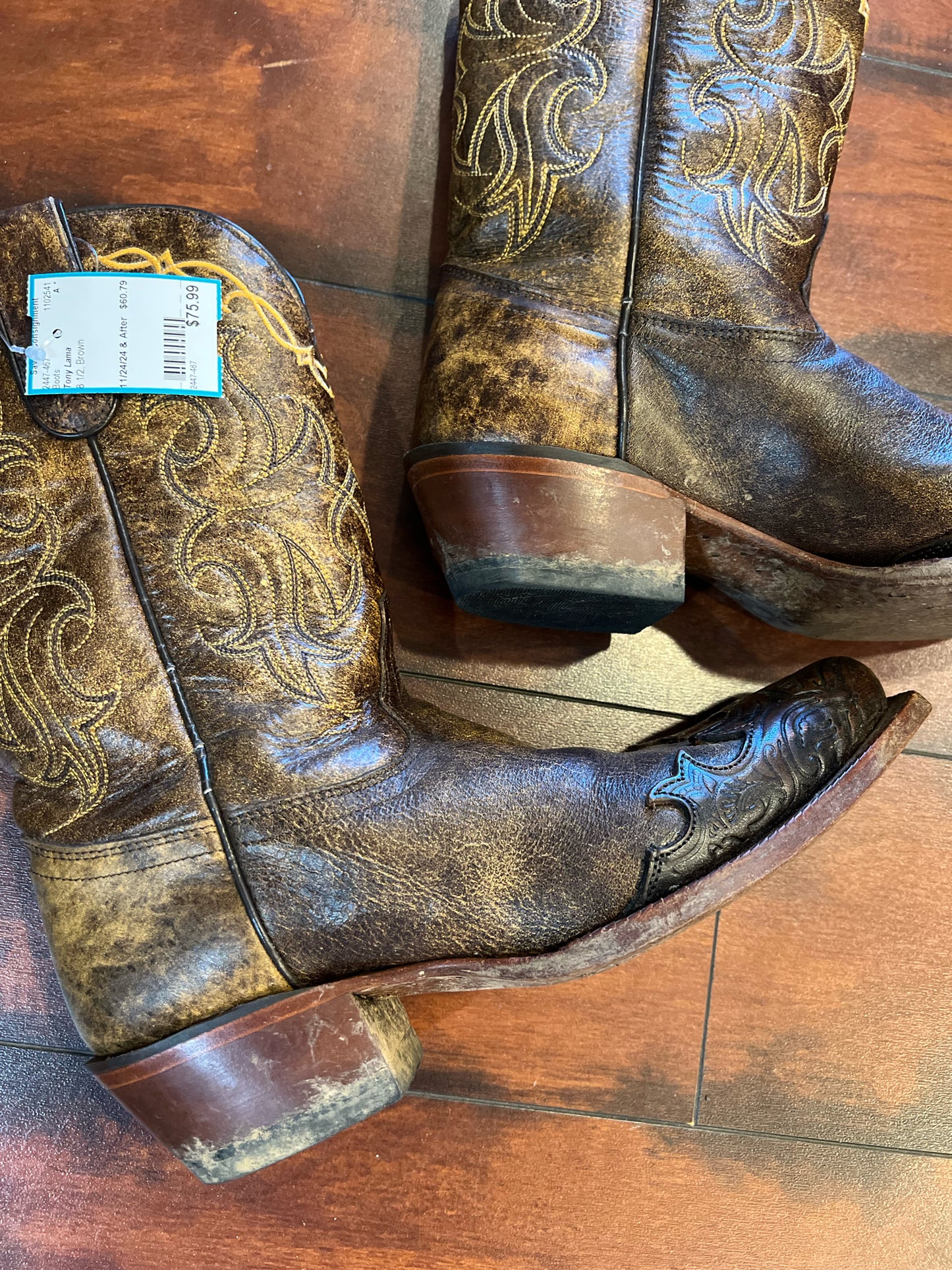 8 1/2 Tony Lama Boots